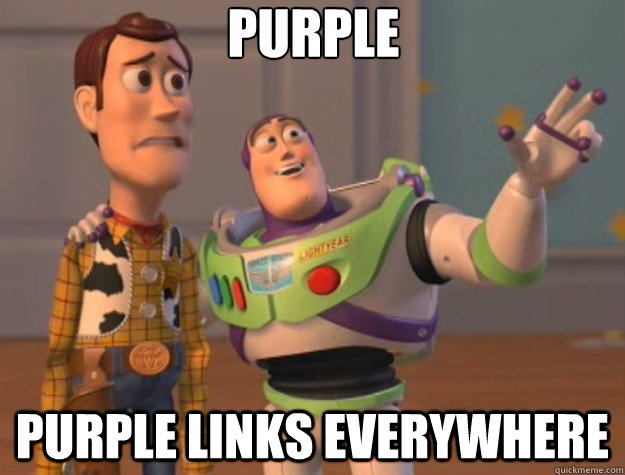 Purple Purple Links Everywhere  Toy Story