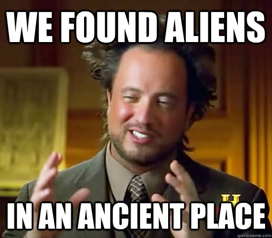 We found aliens in an ancient place - We found aliens in an ancient place  Ancient Aliens