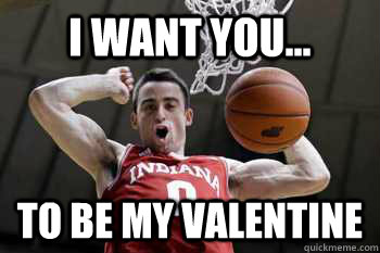 I want you... To be my Valentine  