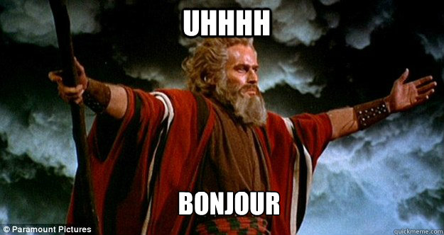 Uhhhh Bonjour - Uhhhh Bonjour  Moses come at me bro