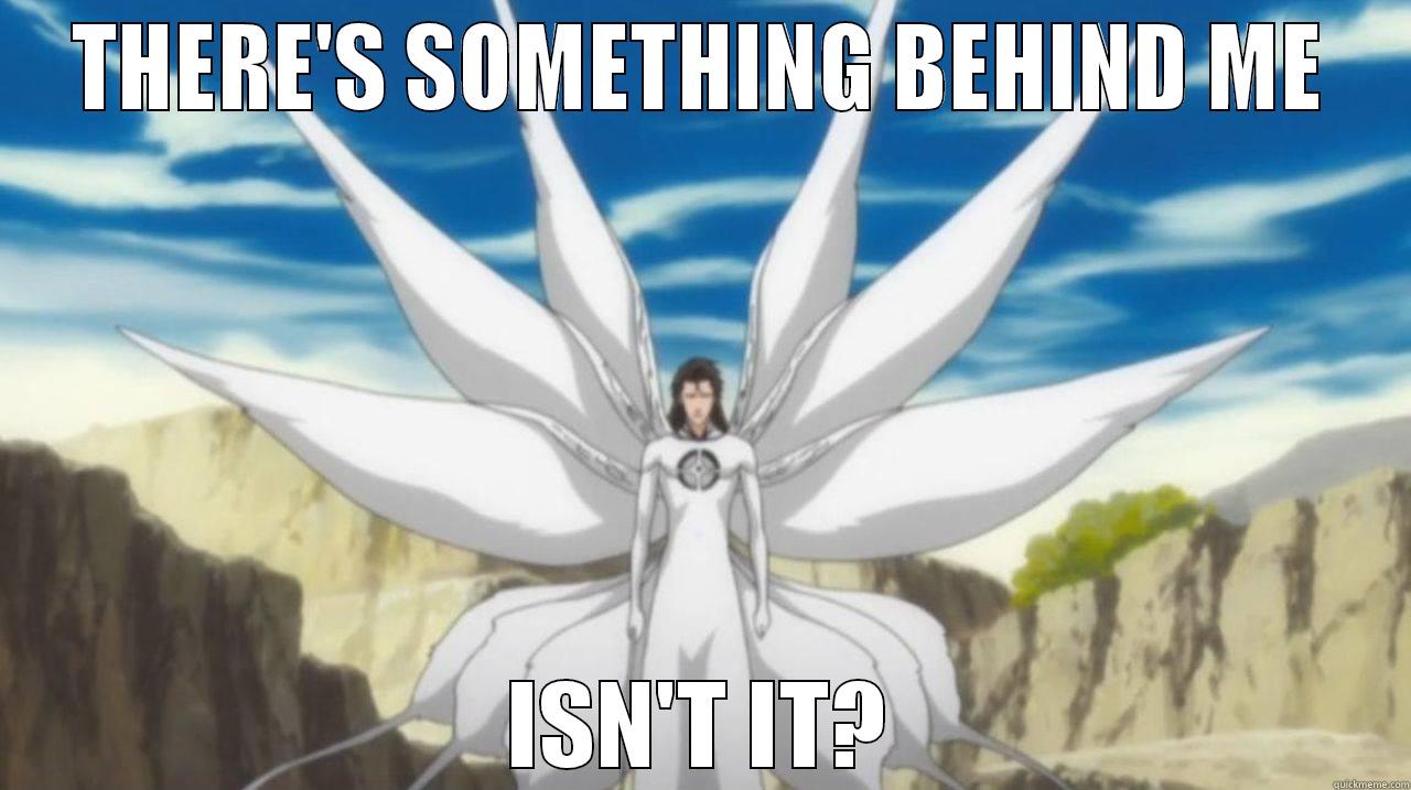 Aizen Meme - THERE'S SOMETHING BEHIND ME ISN'T IT? Misc