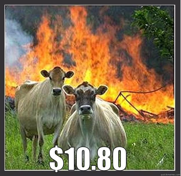  $10.80 Evil cows