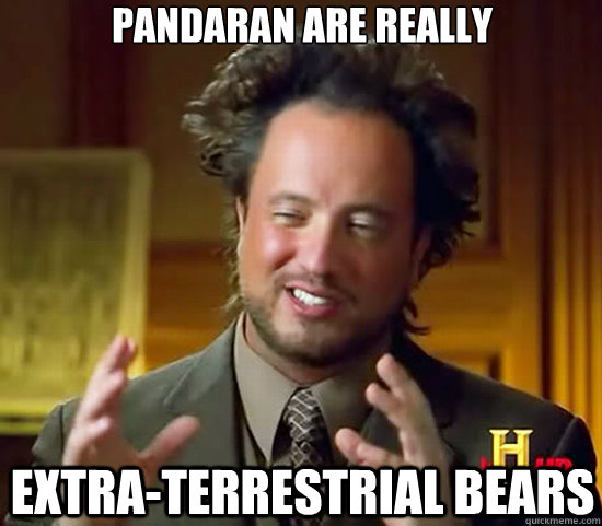 Pandaran are really Extra-terrestrial Bears  Ancient Aliens