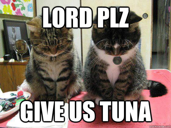 lord plz  give us tuna  