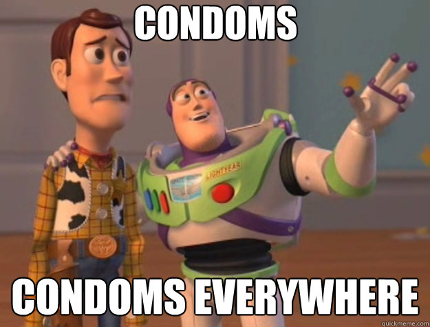 Condoms Condoms everywhere  Toy Story