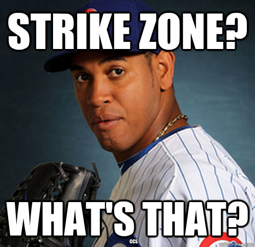 Strike zone? What's that? CCS  CarLOLs Marmol