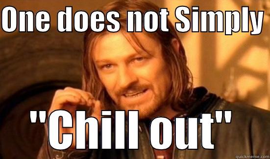 Don't tell me what to do! - ONE DOES NOT SIMPLY  