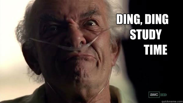 Ding, Ding 
   Study
            Time  Hector Salamanca - Breaking Bad - Face Off