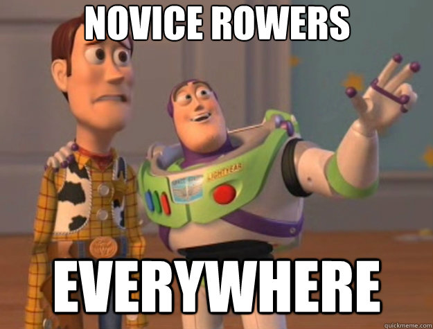 Novice rowers everywhere  Toy Story