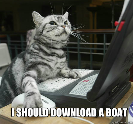 i should download a boat  