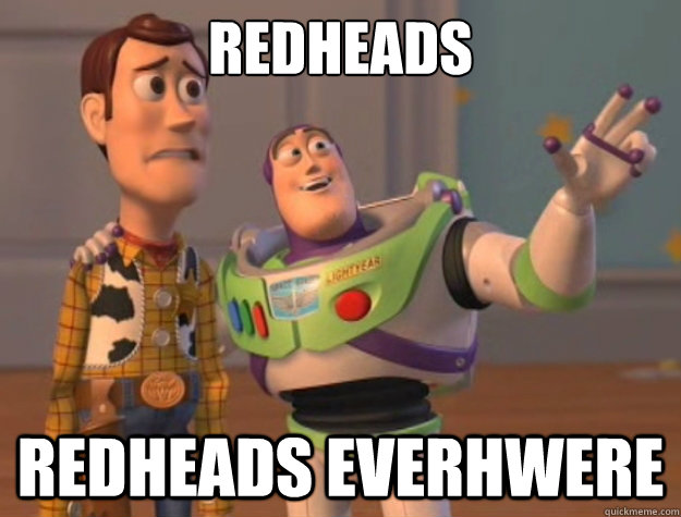 Redheads REDHEADS EVERHWERE  Toy Story