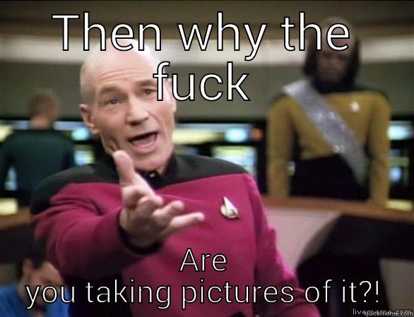 THEN WHY THE FUCK ARE YOU TAKING PICTURES OF IT?! Annoyed Picard HD