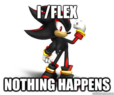 i /flex nothing happens - i /flex nothing happens  ShadowDXS