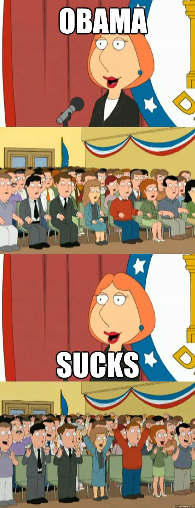 obama sucks  Lois Griffin