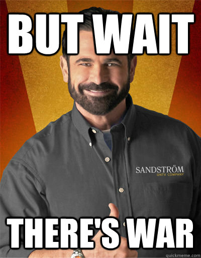 but wait there's War - but wait there's War  Billy Mays