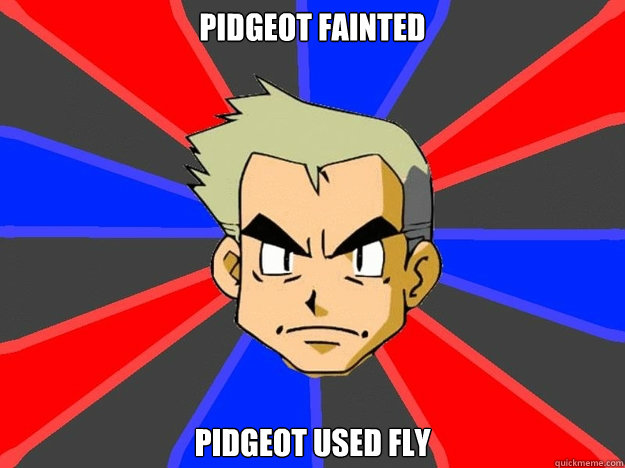 pidgeot fainted pidgeot used fly - pidgeot fainted pidgeot used fly  Pokemon Logic