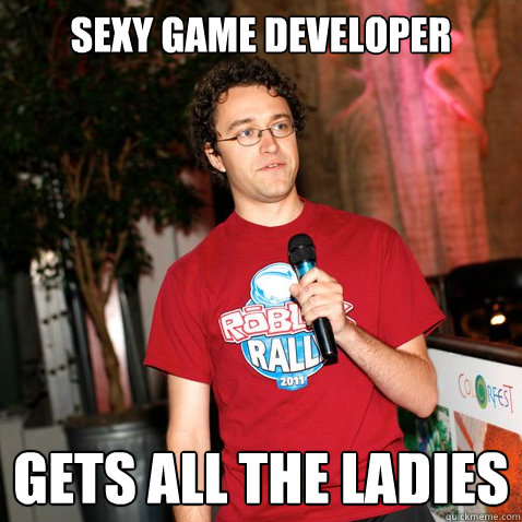 Sexy game developer gets all the ladies - Sexy game developer gets all the ladies  Telamon