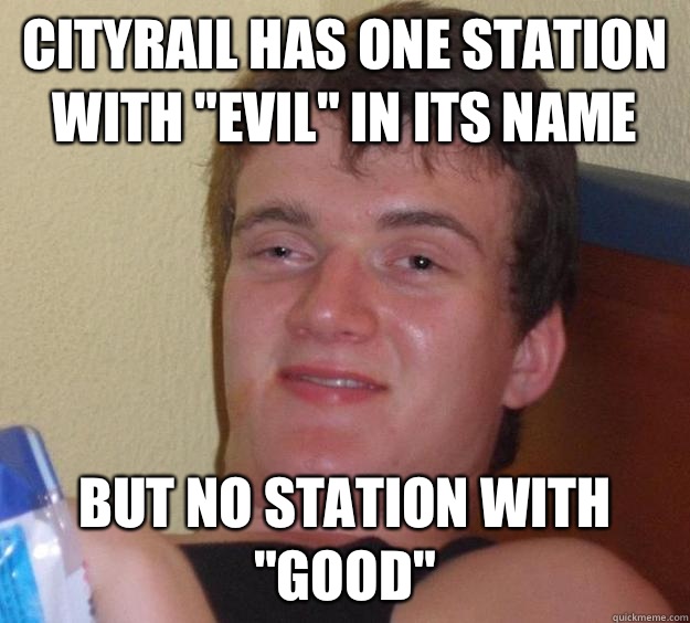 CityRail has one station with 