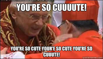 you're so cuuuute! you're so cute your'e so cute you're so cuuute!  cardinal cutie pie