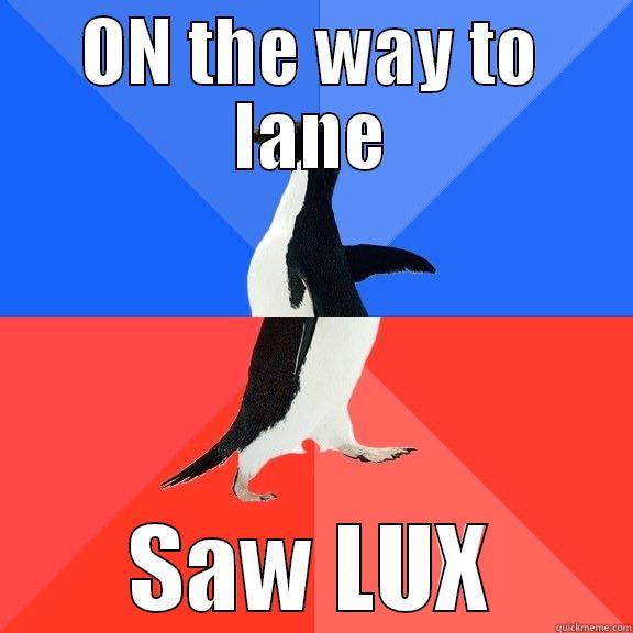 ON THE WAY TO LANE SAW LUX Socially Awkward Awesome Penguin