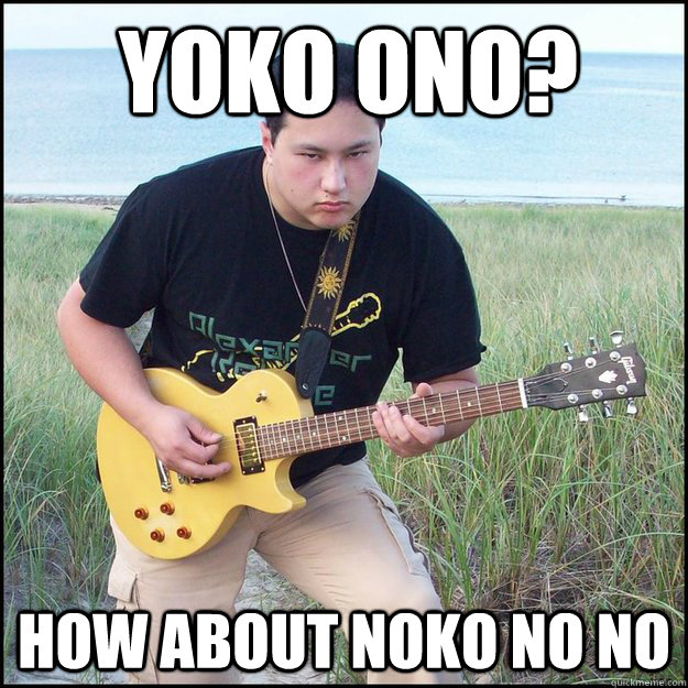 yoko ono? how about noko no no - yoko ono? how about noko no no  wok and woll asian