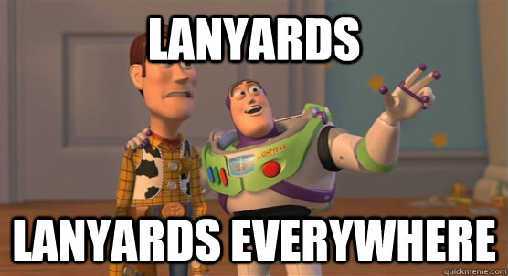 LANYARDS LANYARDS EVERYWHERE  Toy Story Everywhere