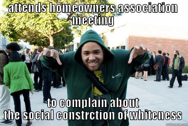 Ivory Tower Bear - ATTENDS HOMEOWNERS ASSOCIATION MEETING TO COMPLAIN ABOUT THE SOCIAL CONSTRCTION OF WHITENESS Misc