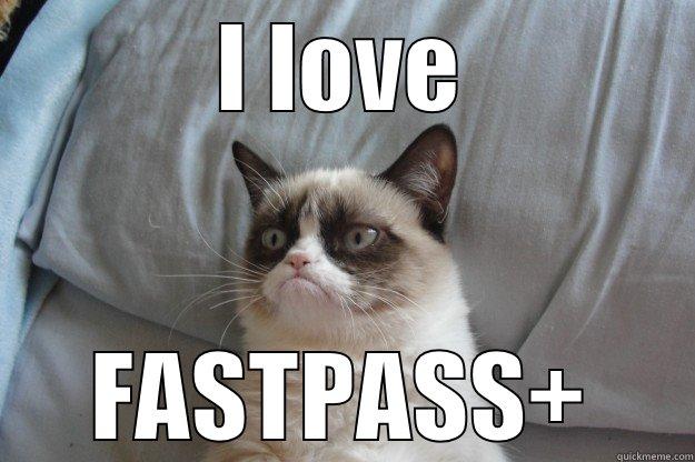 I LOVE FASTPASS+ Grumpy Cat