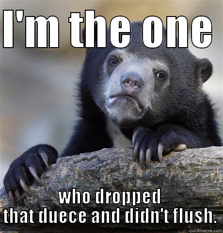 I'M THE ONE  WHO DROPPED THAT DUECE AND DIDN'T FLUSH. Confession Bear