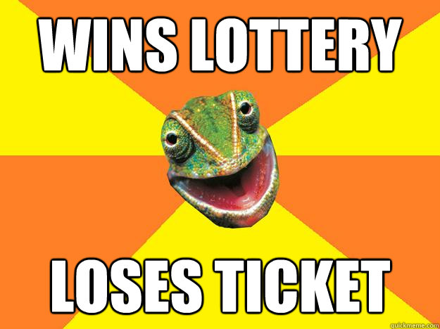 Wins Lottery loses Ticket  Karma Chameleon