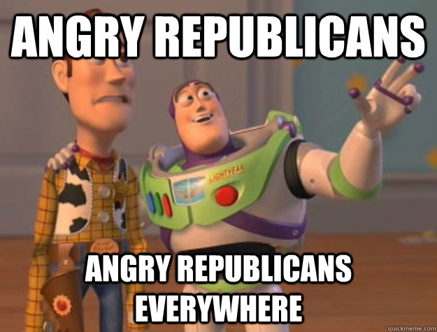 Angry Republicans Angry Republicans everywhere  Buzz Lightyear