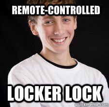 remote-controlled locker lock  High School Freshman