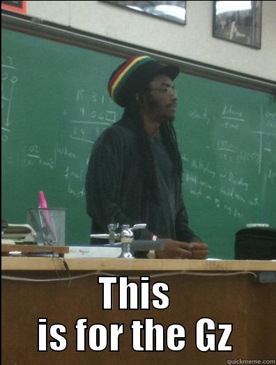  THIS IS FOR THE GZ Rasta Science Teacher