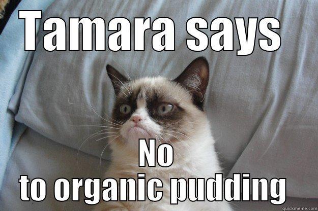 yes to the dress - TAMARA SAYS  NO TO ORGANIC PUDDING  Grumpy Cat