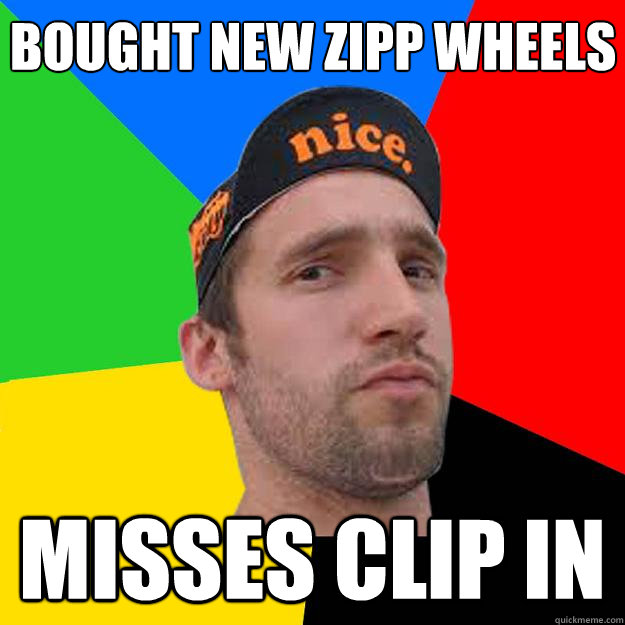 Bought new zipp wheels Misses clip in  Competitive Cyclist