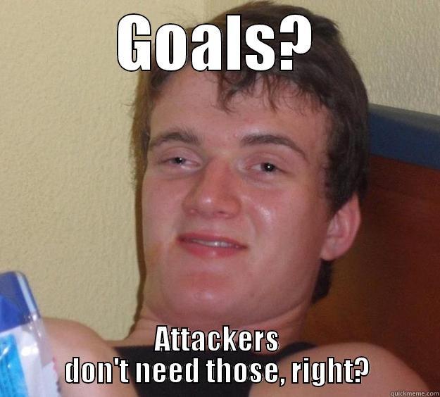 GOALS? ATTACKERS DON'T NEED THOSE, RIGHT? 10 Guy