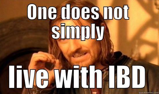 ONE DOES NOT SIMPLY LIVE WITH IBD Boromir