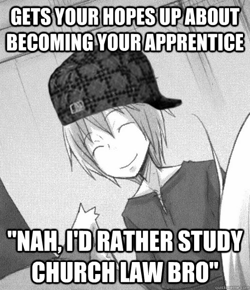 Gets your hopes up about becoming your apprentice 