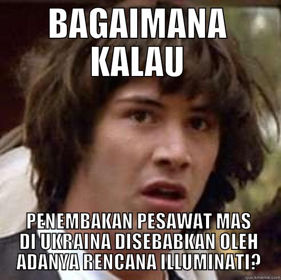 BAGAIMANA KALAU PENEMBAKAN PESAWAT MAS DI UKRAINA DISEBABKAN OLEH ADANYA RENCANA ILLUMINATI? conspiracy keanu