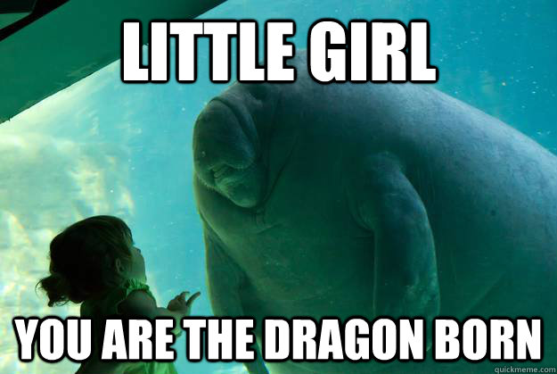 Little girl You are the dragon born - Little girl You are the dragon born  Overlord Manatee