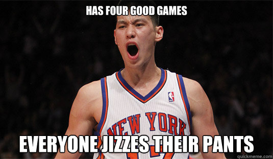 has four good games everyone jizzes their pants  jeremy lin skill level asian