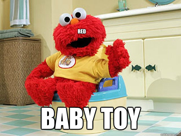 RED BABY TOY - RED BABY TOY  Ppotty Elmo