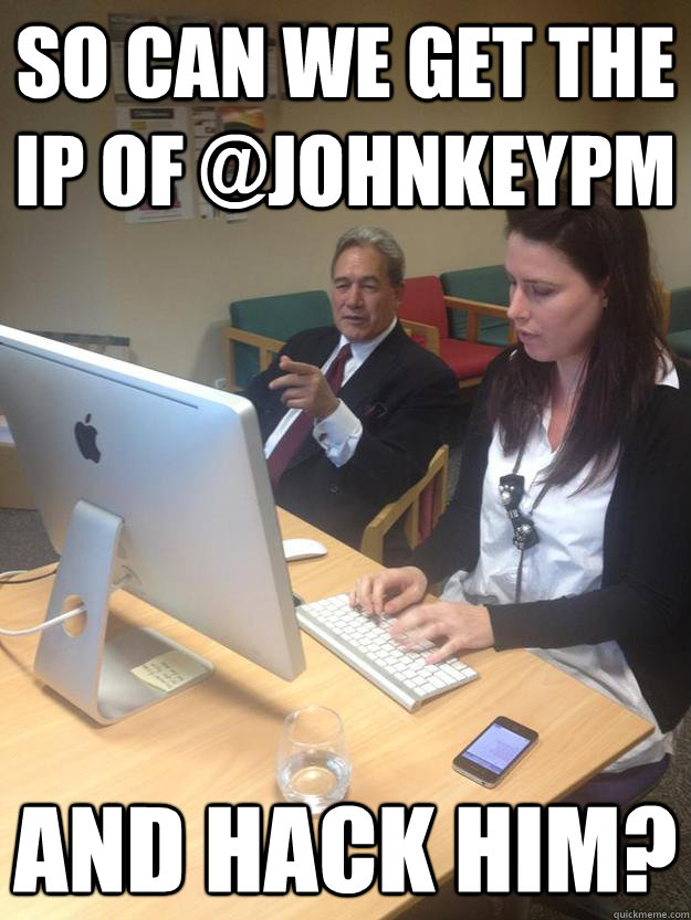 so can we get the ip of @johnkeypm and hack him?  