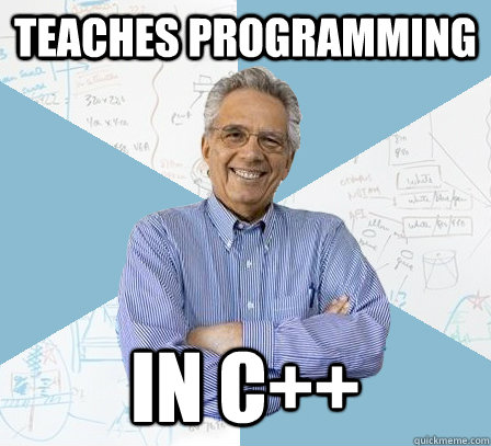 Teaches programming In C++  Engineering Professor