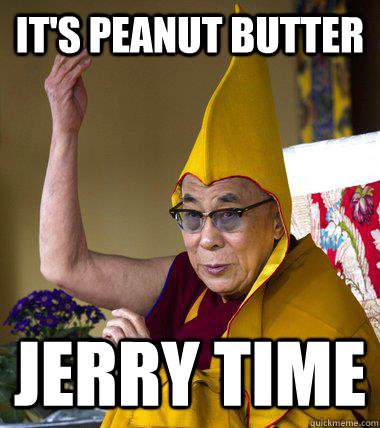 It's peanut butter JERRY TIME  