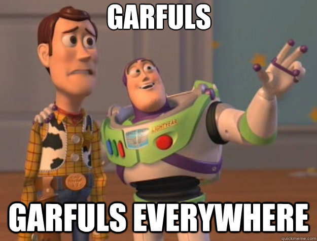 garfuls garfuls everywhere  Toy Story