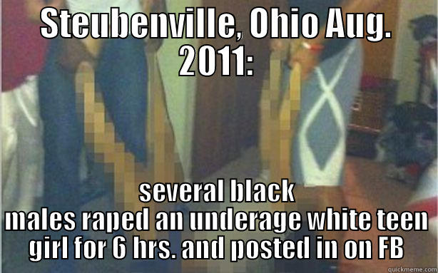 STEUBENVILLE, OHIO AUG. 2011: SEVERAL BLACK MALES RAPED AN UNDERAGE WHITE TEEN GIRL FOR 6 HRS. AND POSTED IN ON FB Misc