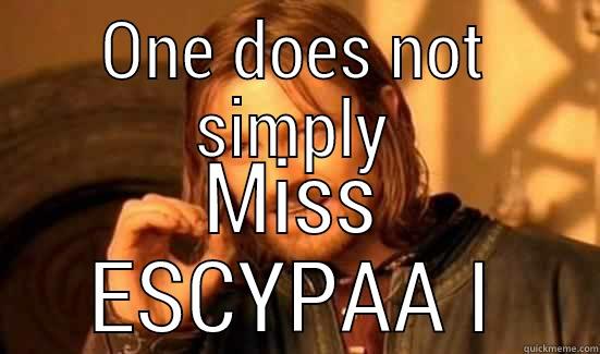 ONE DOES NOT SIMPLY MISS ESCYPAA I Boromir