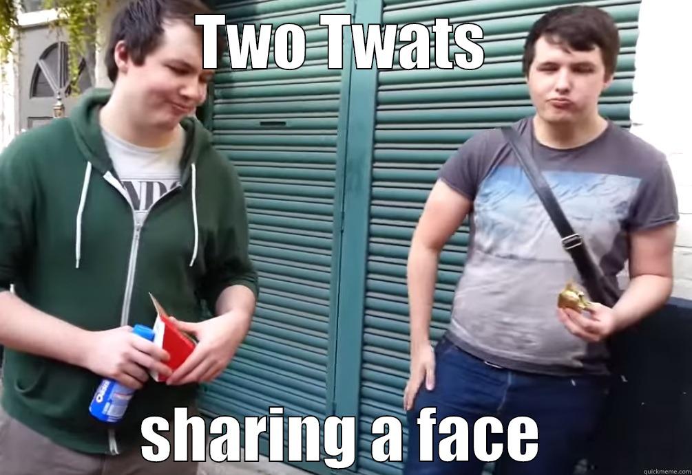 TWO TWATS SHARING A FACE Misc