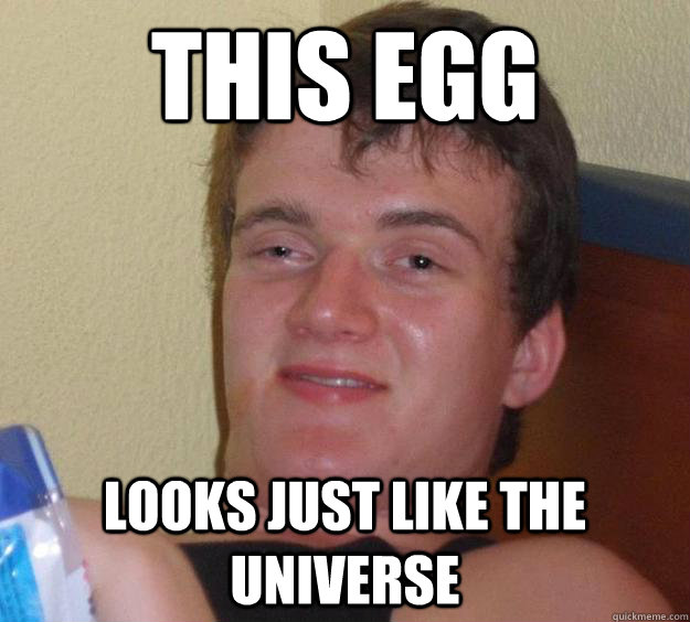 This egg looks just like the universe  10 Guy